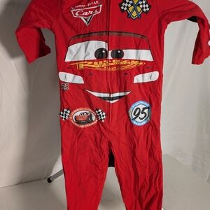 Disney Red Lightning McQueen One-piece costume coveralls - 2T